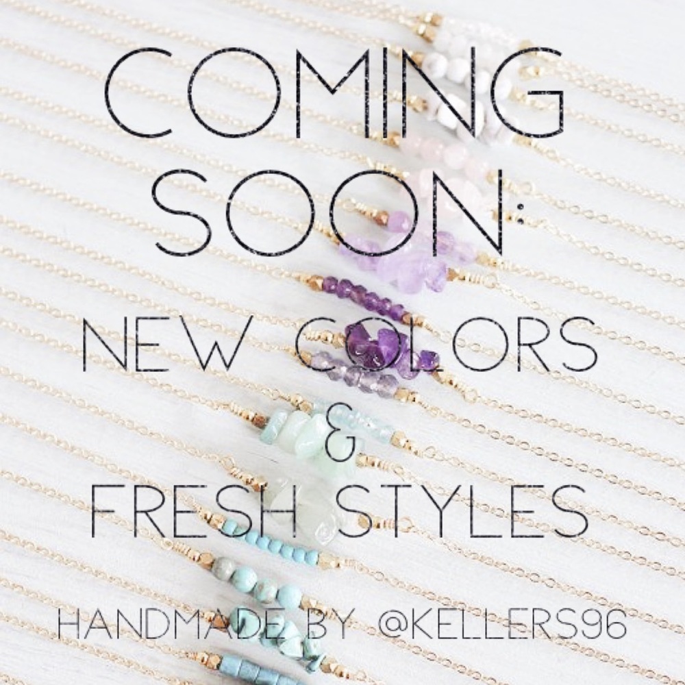🌸Lavender Druzy Stone Raw Cut Necklace- NO NICKEL - Picture 12 of 12